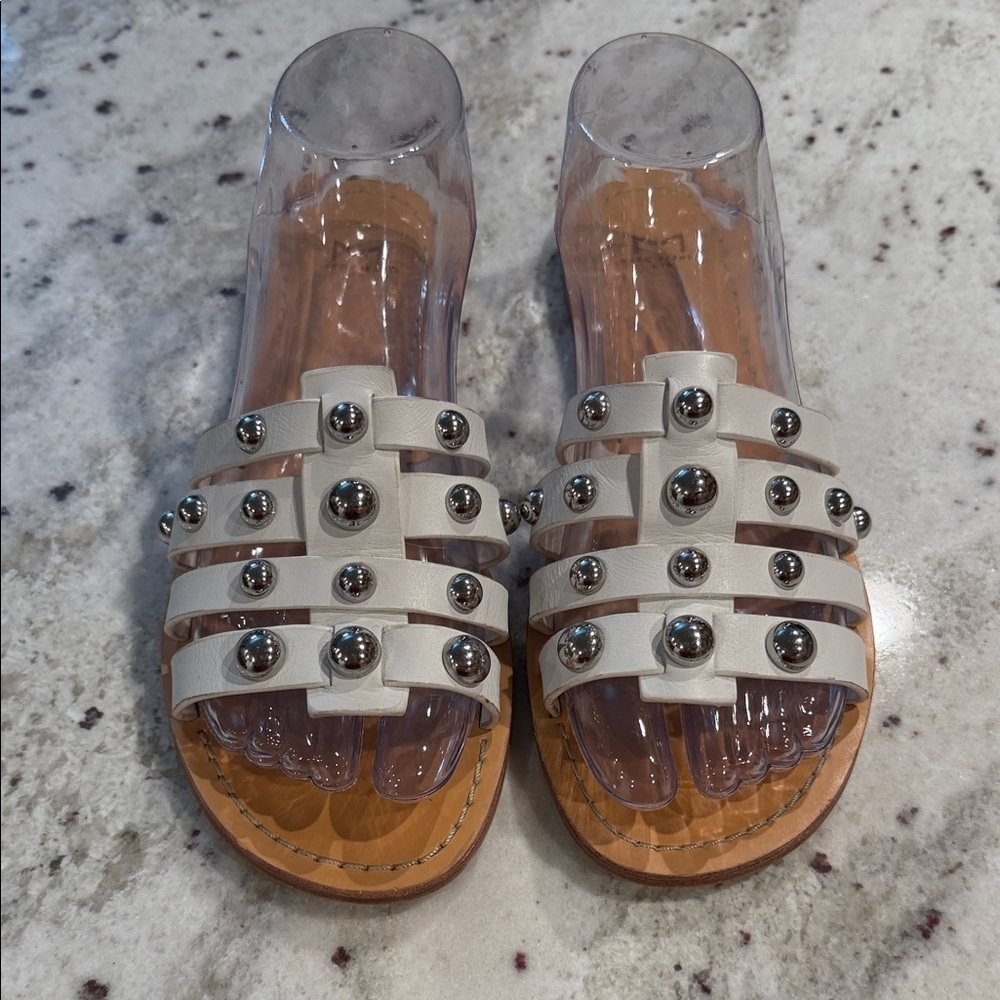 Marc Fisher Pava studded flat slide